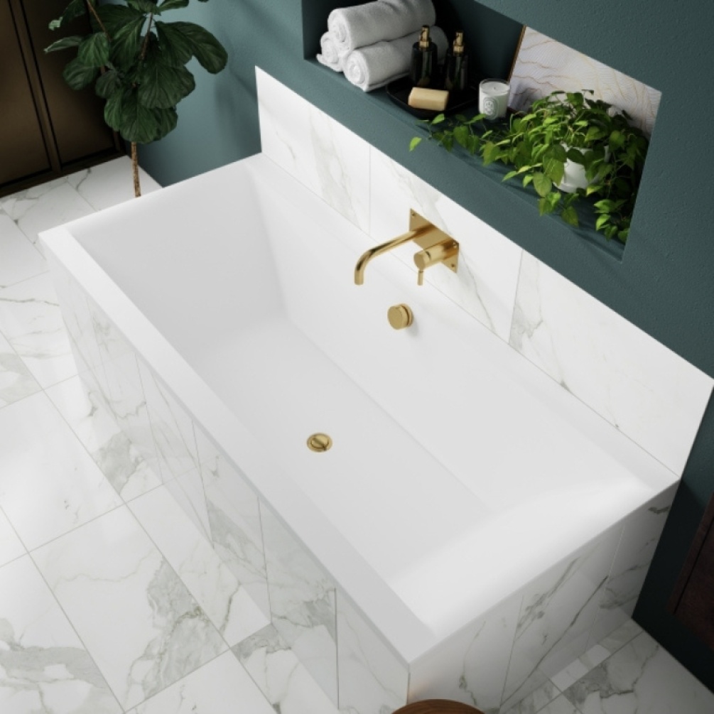 Arlo Square 1800 x 800mm Double Ended Bath - Image 1